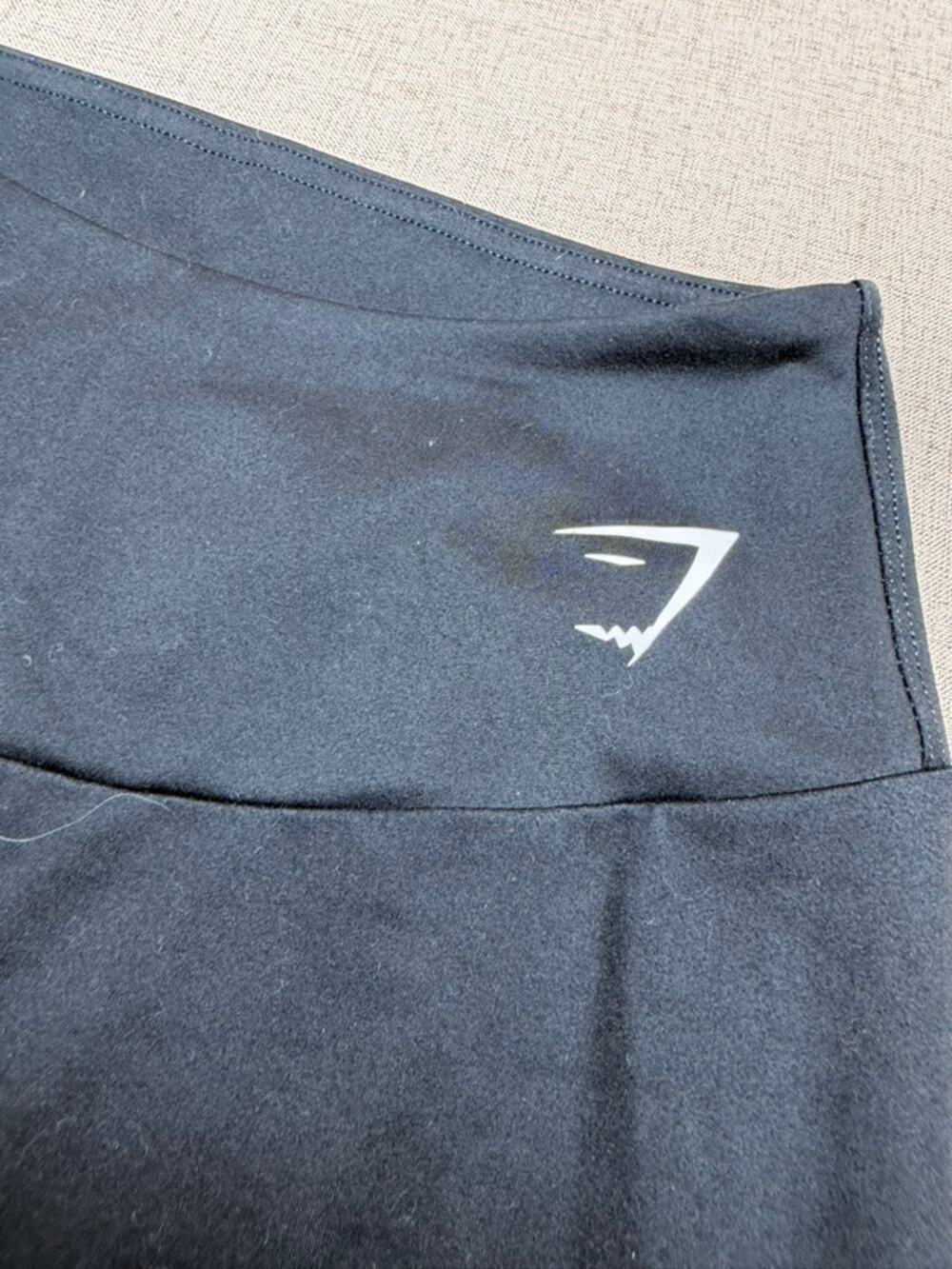 Gymshark Small Black High Waisted Leggings Full Length Workout Yoga Activewear